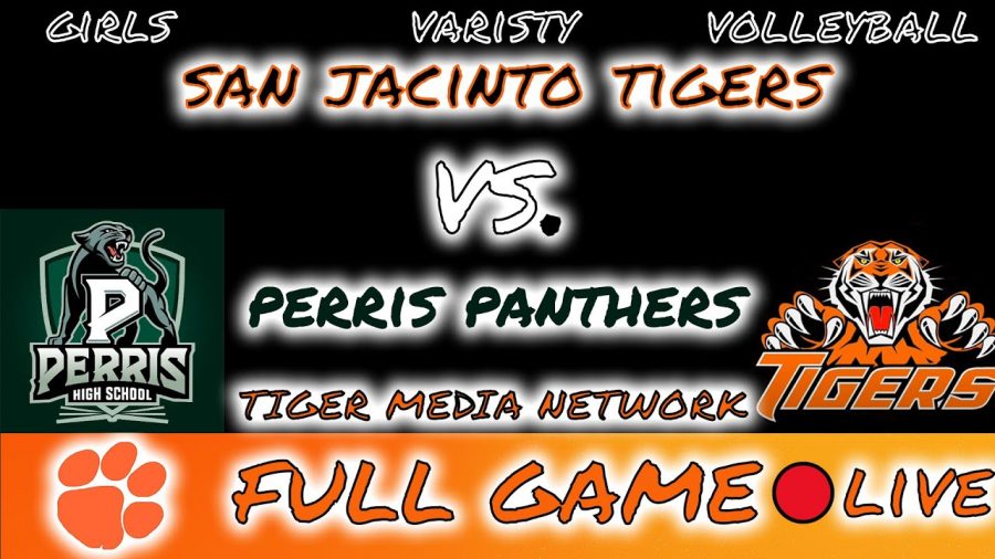 San Jacinto Tigers vs. Perris Panthers - LIVE Girls Volleyball 9.23.21