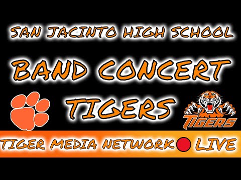 Band Concert San Jacinto High School Tigers - LIVE 3.31.22