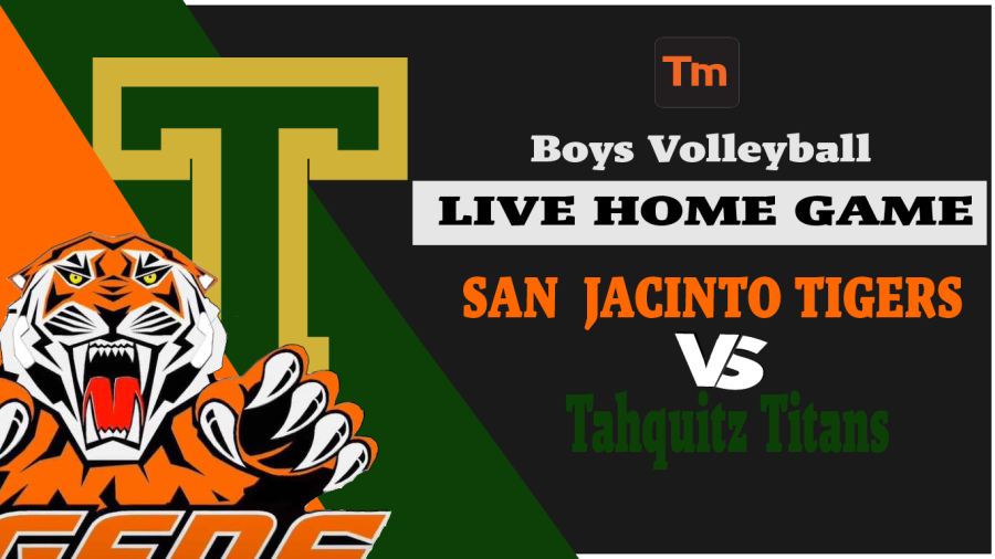 San Jacinto Tigers VS. Tahquitz Titans-Boys Volleyball
